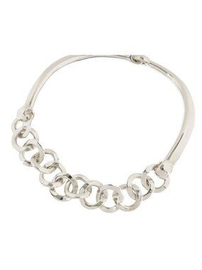 Hermes Vintage Choker Silver Necklace